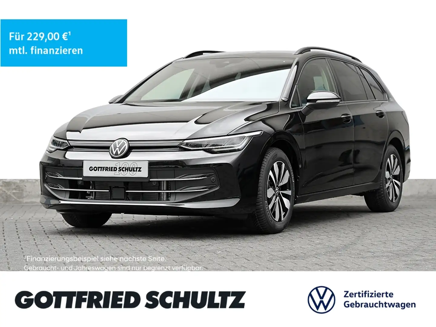 Volkswagen Golf Variant Goal 1.5 eTSI DSG AHK LED Navi Schwarz - 1