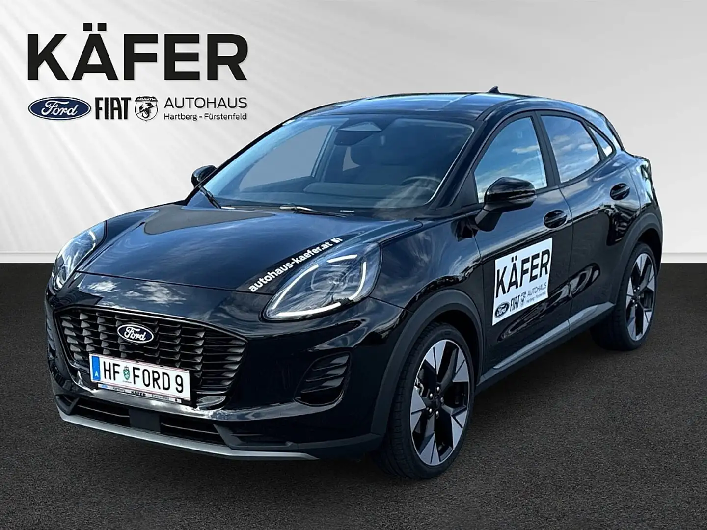 Ford Puma 1,0 EcoBoost Hybrid Titanium Schwarz - 1