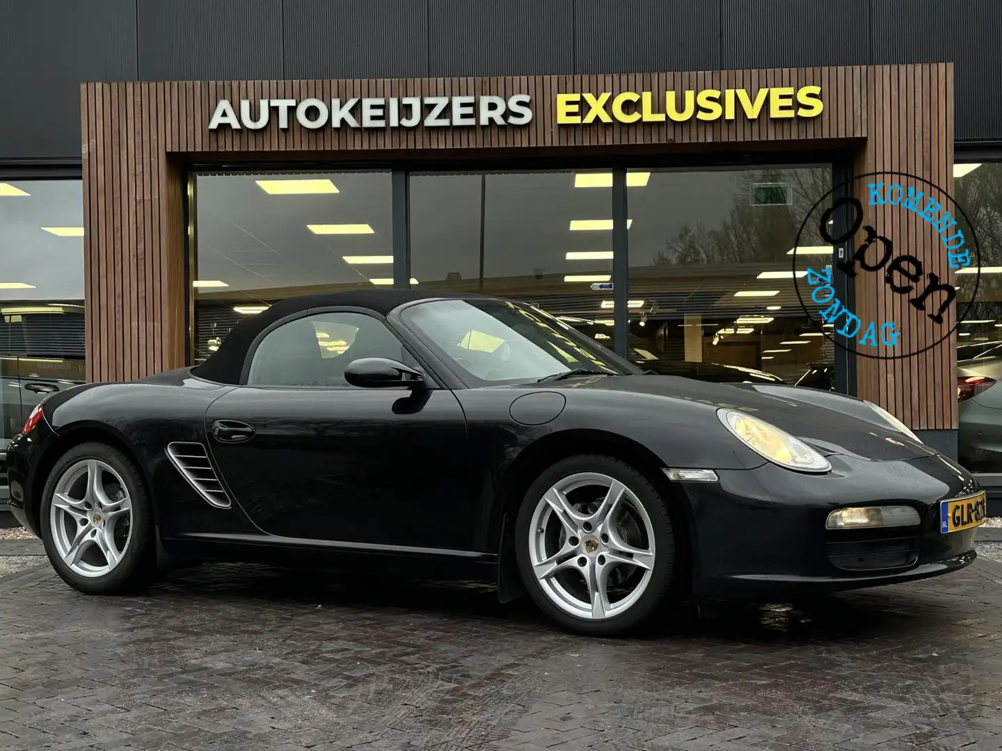 Porsche Boxster 2.7 Leer Navi Cruise Clima Spoiler BOSE Stoelverw. Zwart - 1