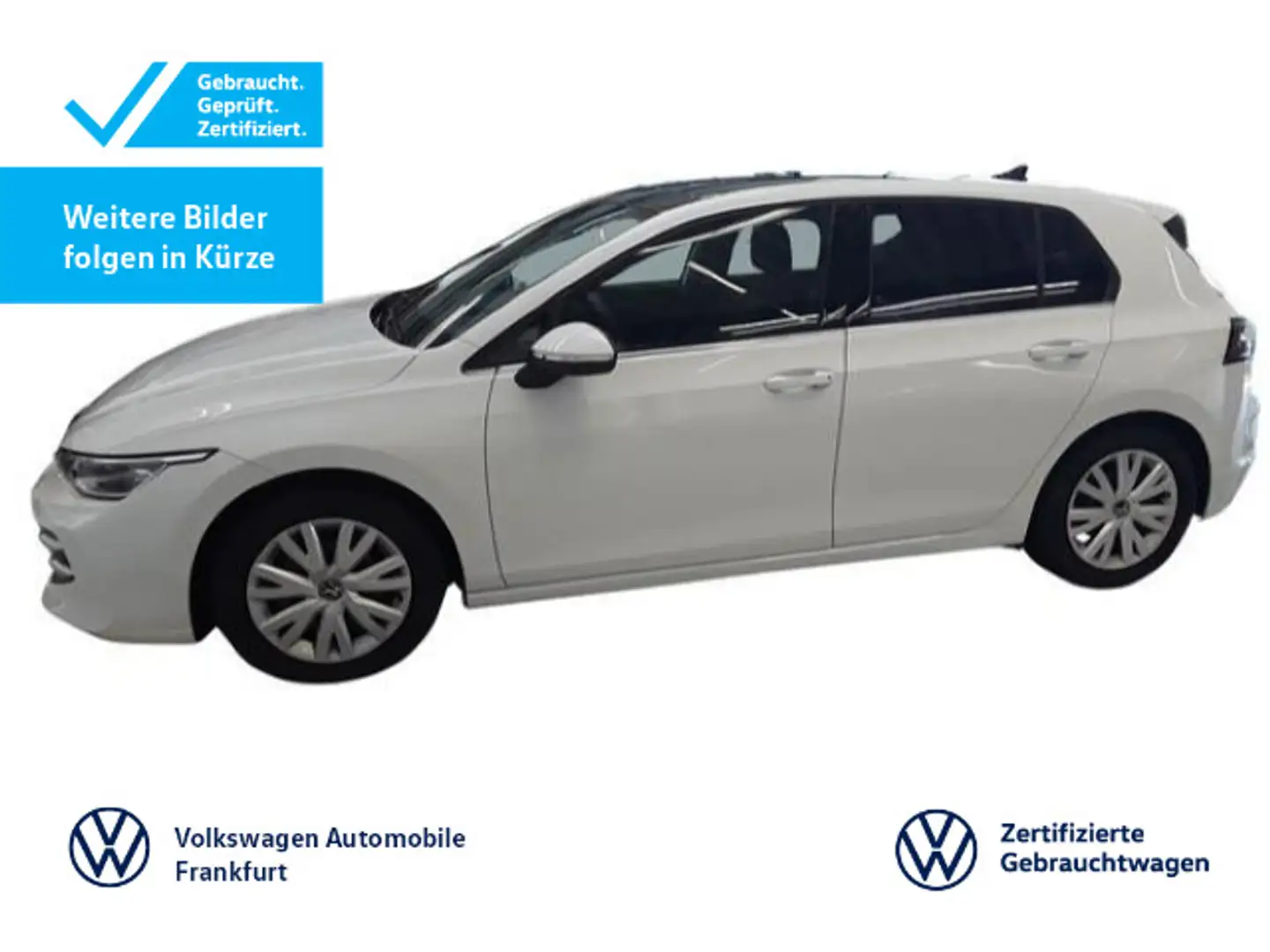 Volkswagen Golf VIII 1.5 eTSI DSG Style Navi IQ.Light DAB+ Weiß - 1