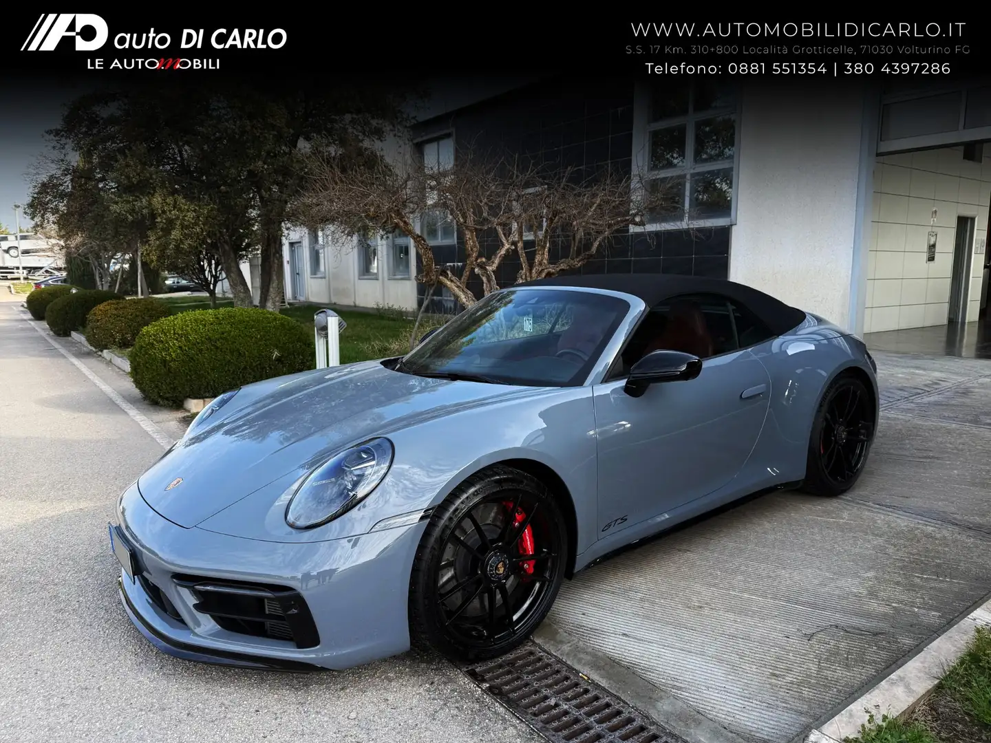 Porsche 911 Carrera 4 GTS Cabriolet Gris - 1