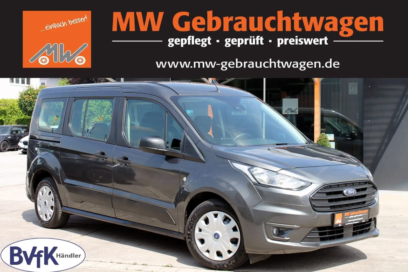 Ford Transit Connect 230 L2 Trend KAM PDC TEMP NAV BT Grigio - 1