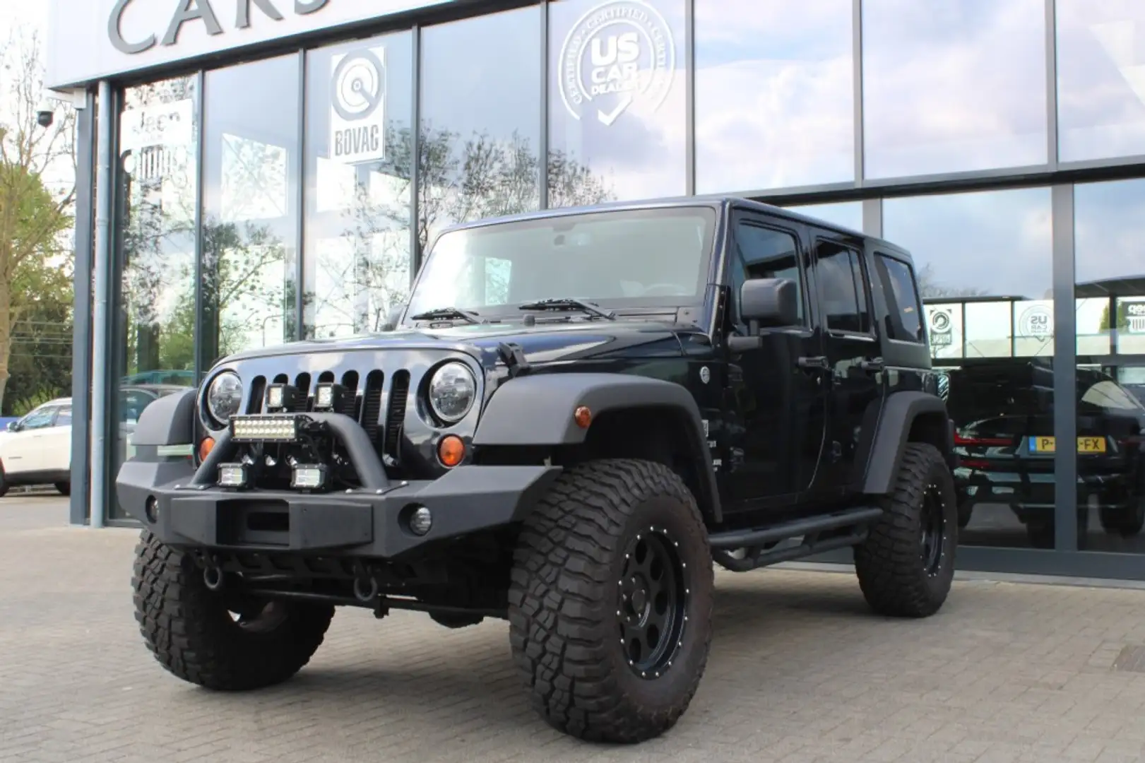 Jeep Wrangler 3.6i V6 4x4 JK Unlimited / Lifted / 35 ers / 1e Ei Zwart - 2