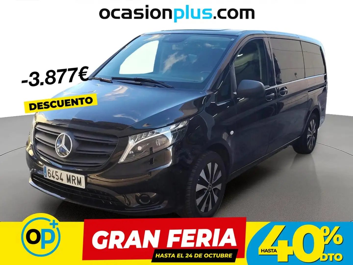 Mercedes-Benz Vito Tourer 116 CDI Pro Larga 9G-Tronic Negro - 1
