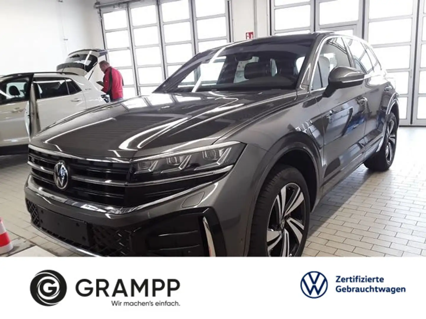 Volkswagen Touareg R-Line 3.0TDI +AHK+LEDER+KAMERA+ Grau - 1