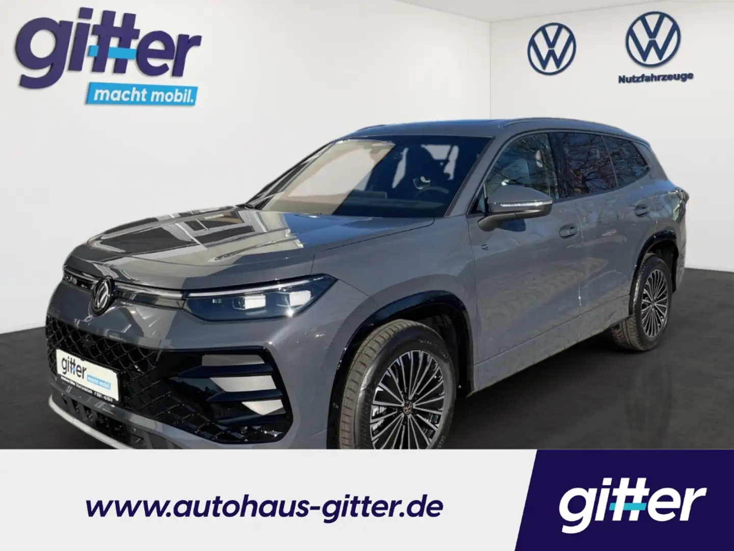 Volkswagen Tayron 2.0 TDI 142 kW 4Motion R-Line Sportpaket HUD AD St Grau - 1