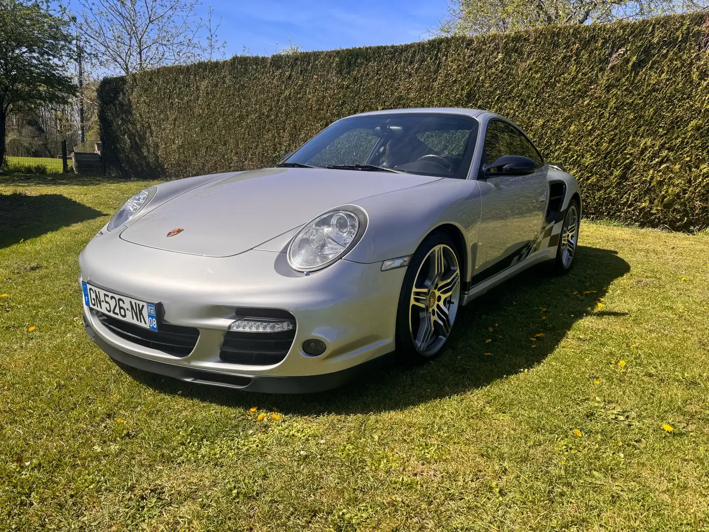 Porsche 997 911 Coupe 3.6i Turbo Tiptronic S A Gris - 1