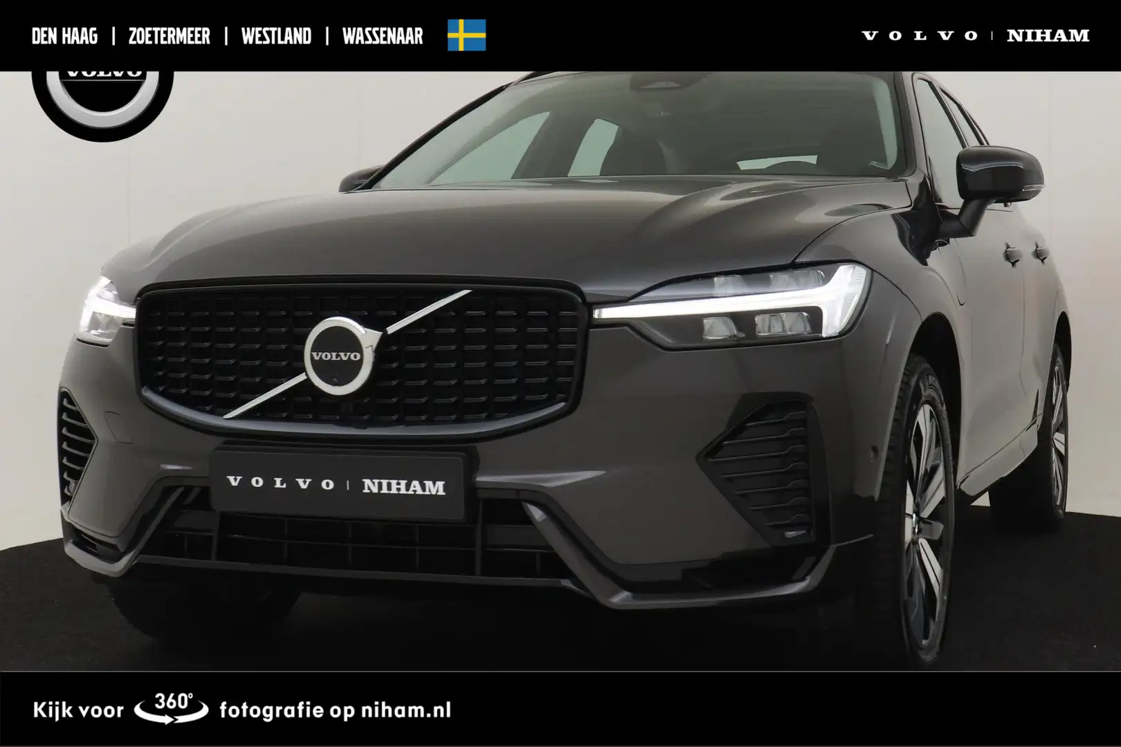 Volvo XC60 T6 PLUG-IN HYBRID AWD PLUS DARK -PANO.DAK|POWER-SE Gris - 1