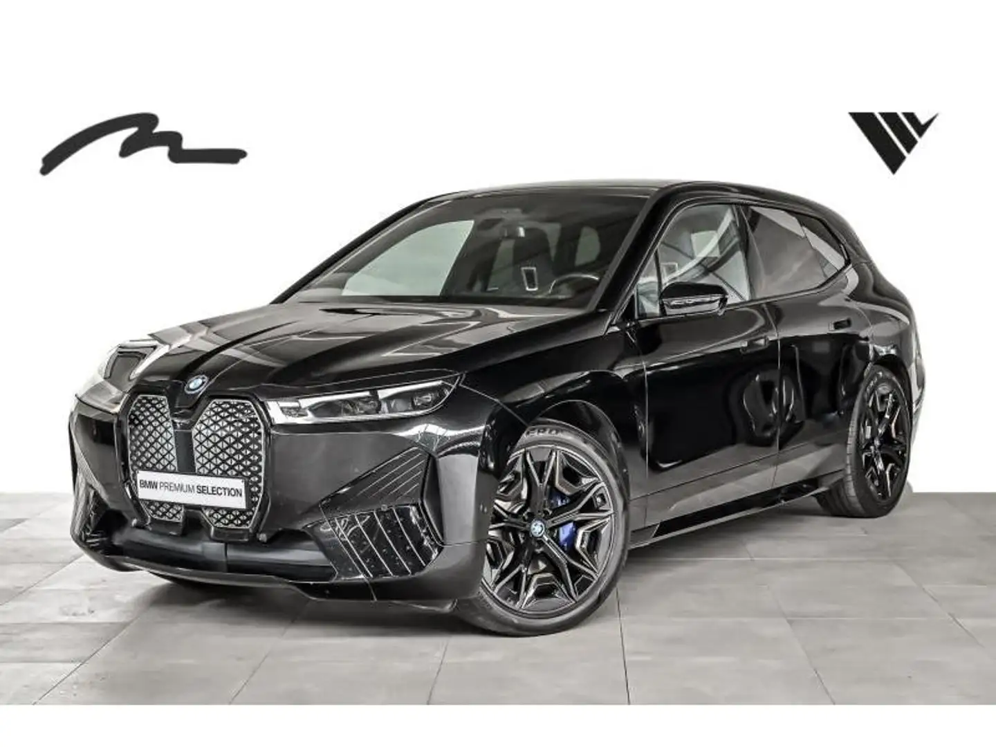 BMW iX 50-2 ans/jaar garantie-NEW PRICE:133.124€ Noir - 1