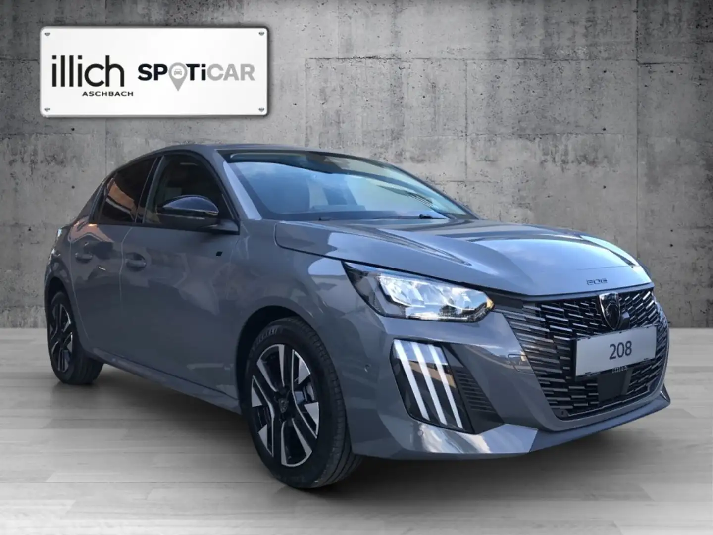 Peugeot 208 ALLURE Benzin 100 Grau - 1