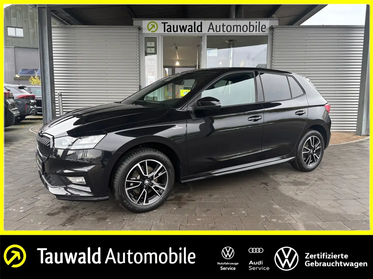 Skoda Fabia 1.0 TSI DSG Monte Carlo SHZ/PDC/Smartlink Schwarz - 1