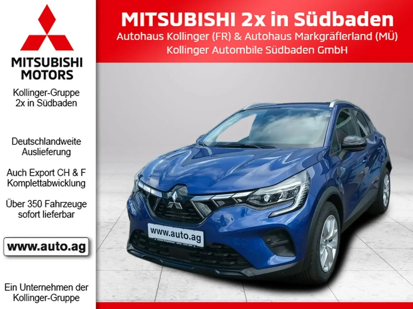 Mitsubishi ASX PLUS M/T K-ENTRY*NOTBREMSAS. Blau - 1