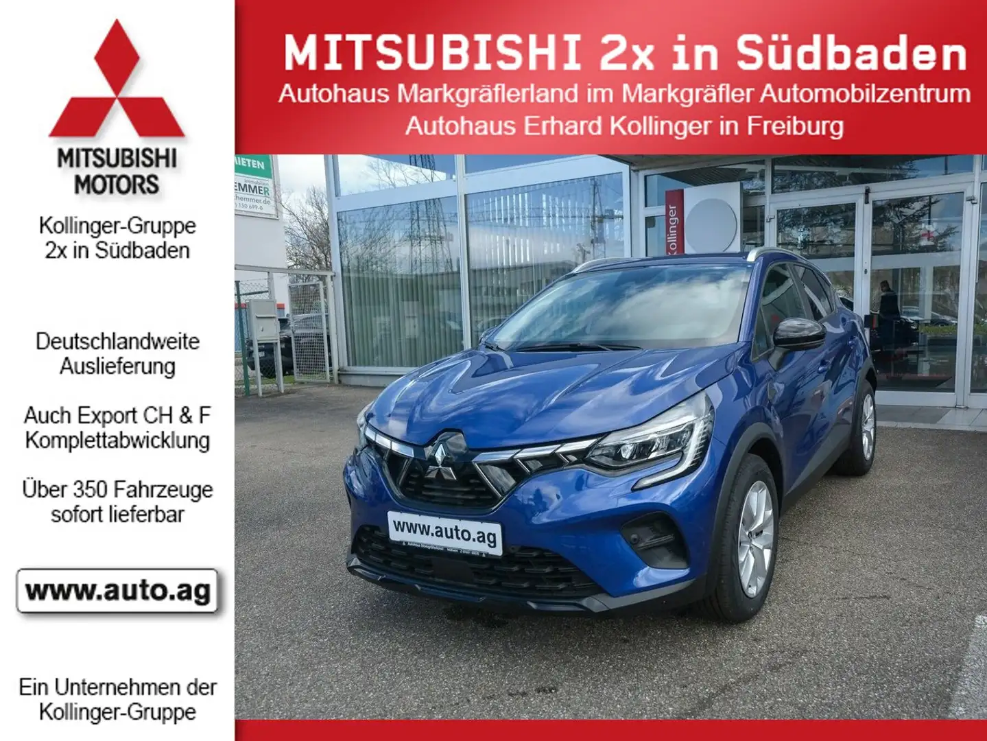 Mitsubishi ASX PLUS M/T K-ENTRY*NOTBREMSAS. Azul - 1