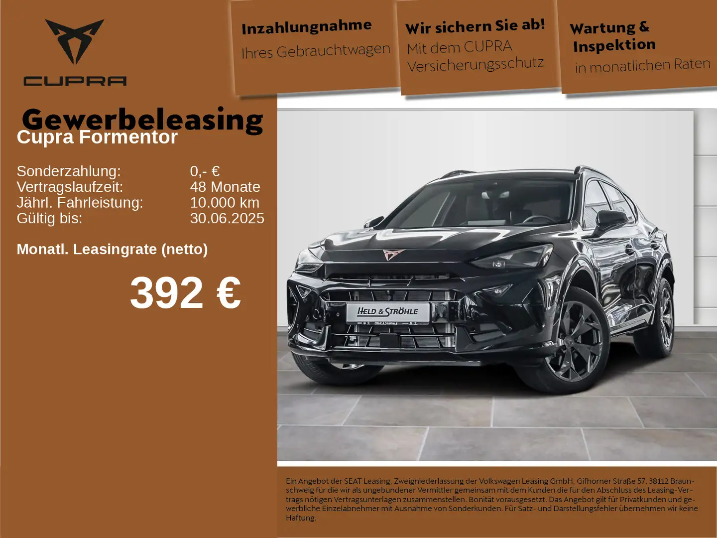 CUPRA Formentor 2.0 TDI 110 kW (150 PS) DSG SHZ EDGE Negro - 1