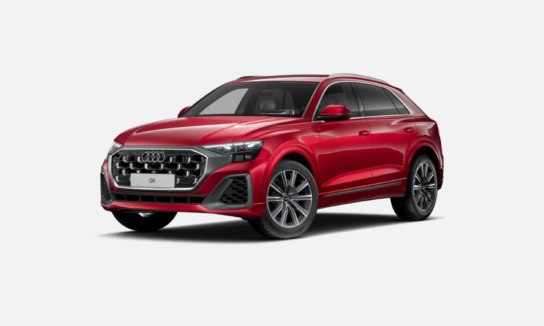 Audi Q8 55 TFSI S LINE QUATTRO+WINTERRÄDE+SITZBELÜFTU Rot - 2