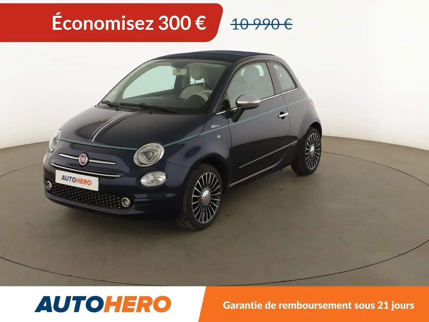 Fiat 500C C 1.2 Riva Bleu - 1