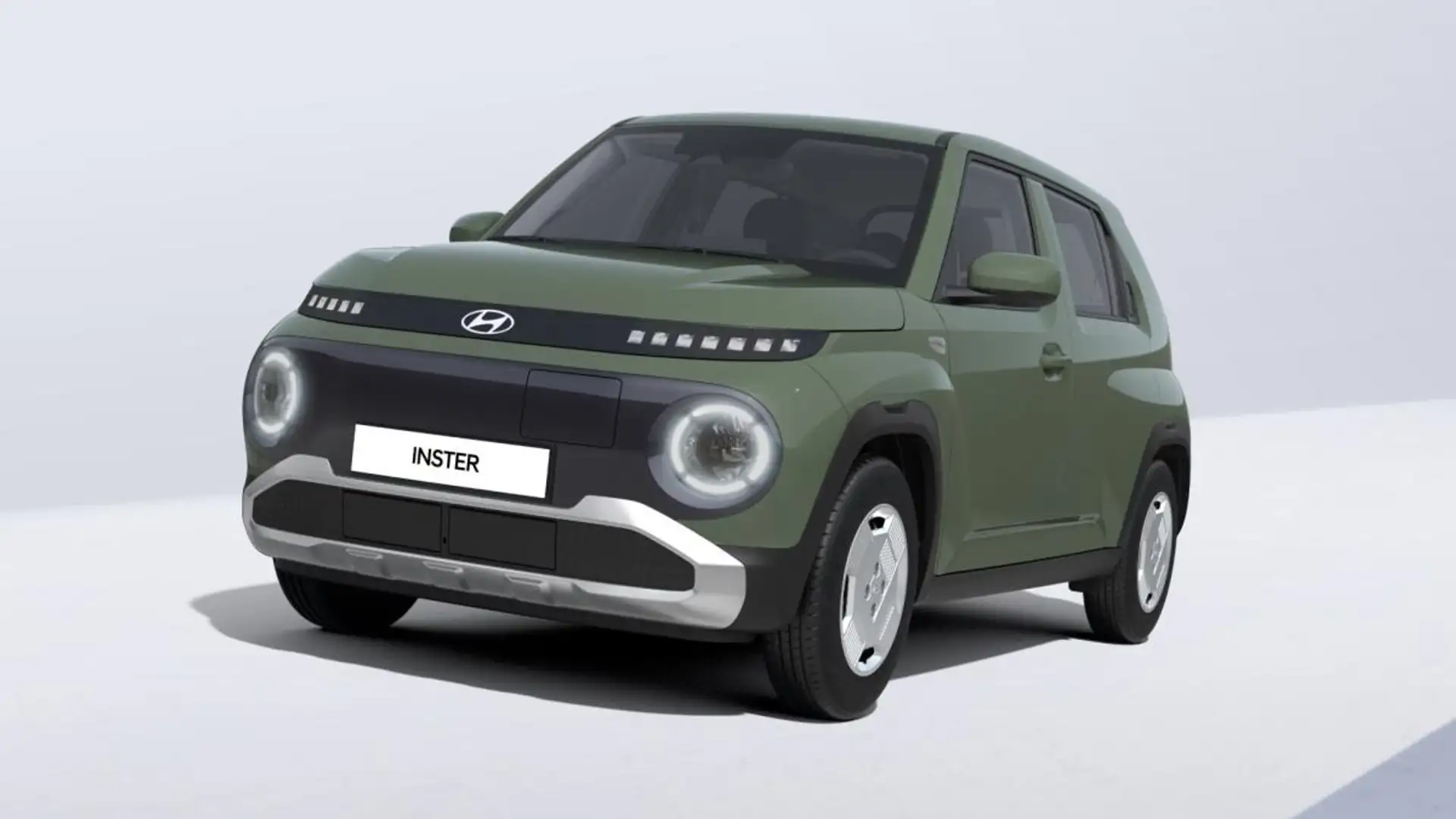 Hyundai Inster 49 kWh-370km Reichweite-Select-Sofort Verfügbar Grün - 1