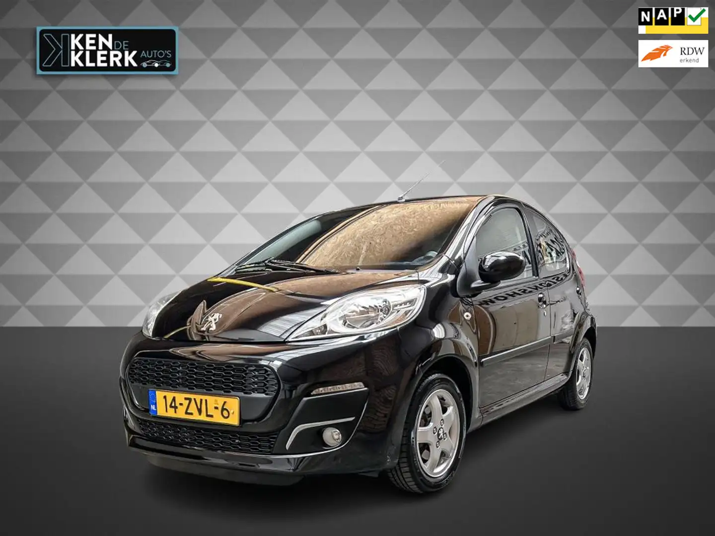 Peugeot 107 1.0 Active| AUTOMAAT | AIRCO | 45000km NAP! Noir - 1