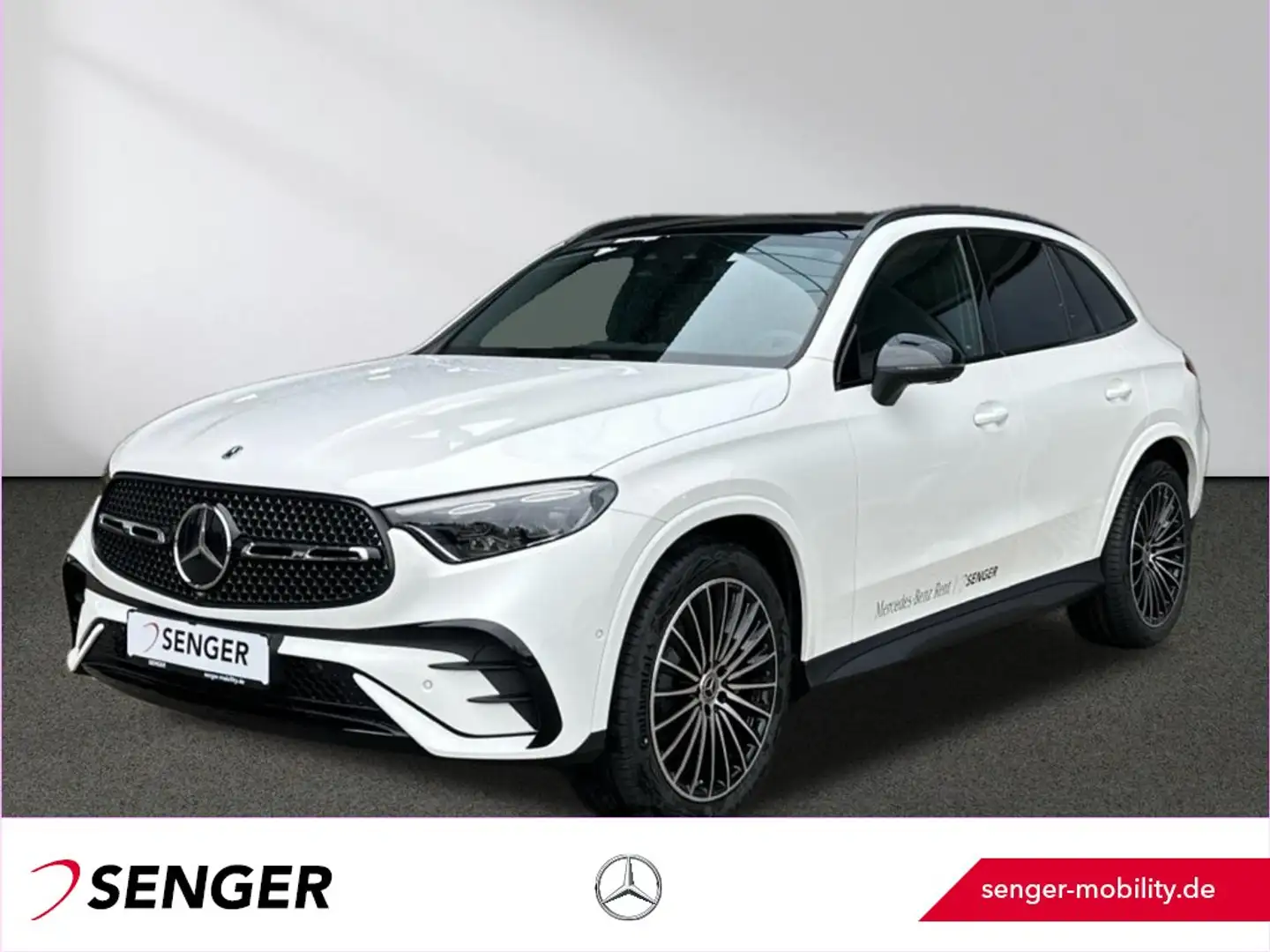 Mercedes-Benz GLC 200 4M AMG Distronic Digital-Light Pano AHK Blanc - 1