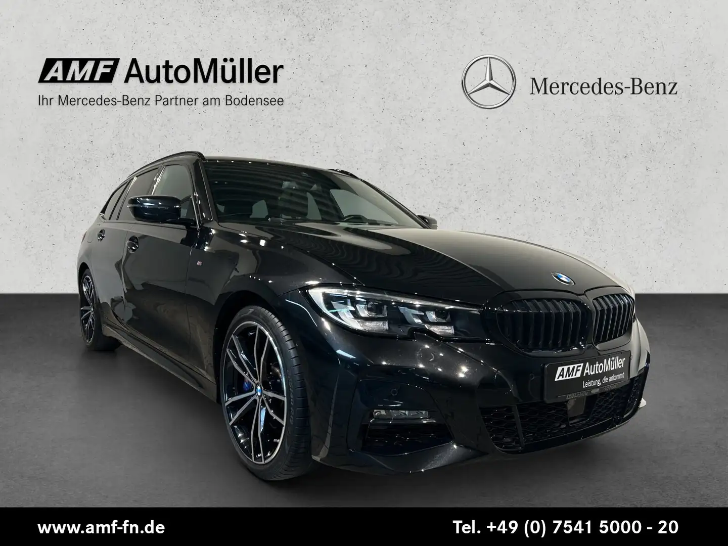 BMW 330 330 i xDrive M Sport 19"+PANORAMA+LED+ACC+KAMERA Negro - 1