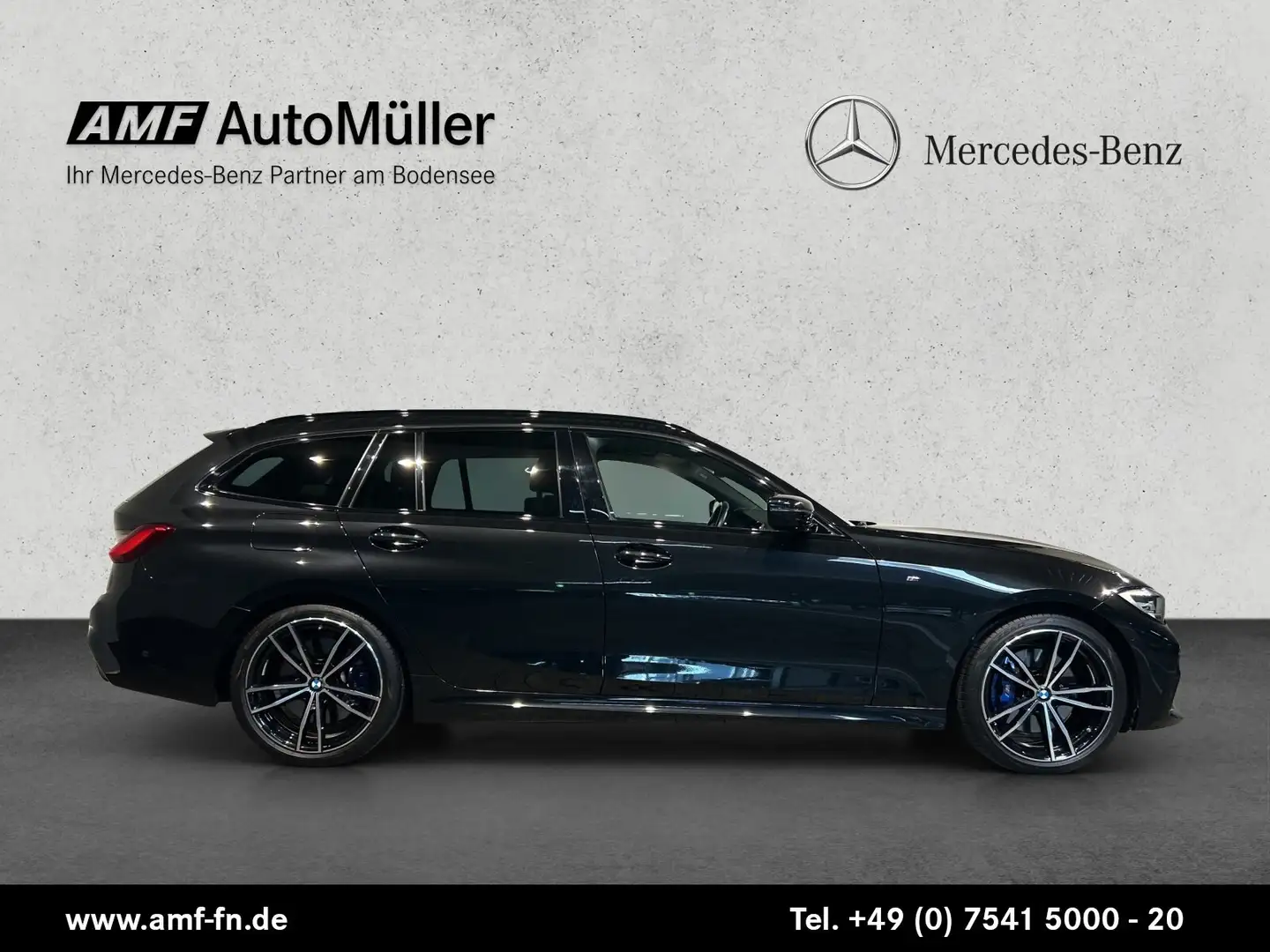 BMW 330 330 i xDrive M Sport 19"+PANORAMA+LED+ACC+KAMERA Negro - 2