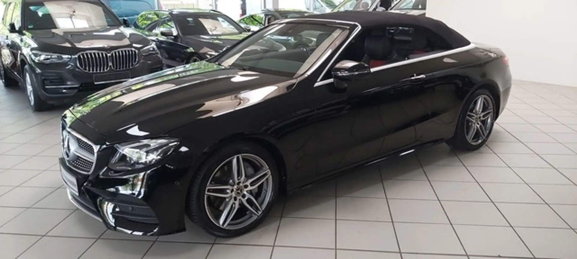 Mercedes-Benz E 200 4M CABRIO AMG AIRM MASSAGE NETTO 34.000 Schwarz - 2