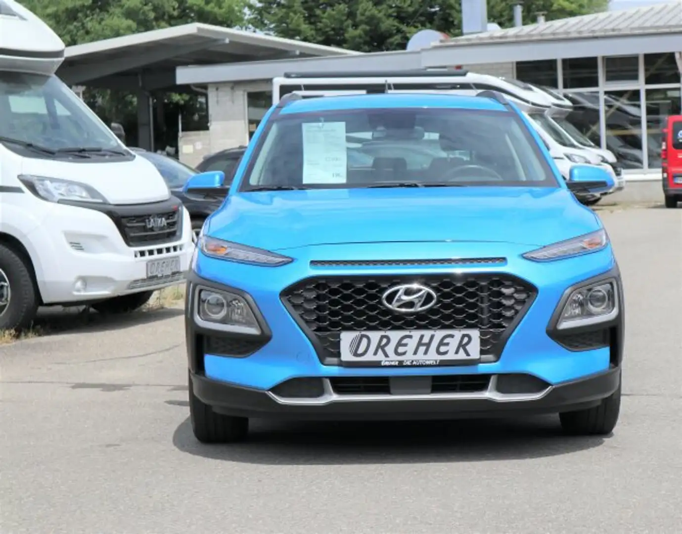Hyundai KONA Kona 1.0 T-GDI Select 2WD Klima/MF-Lenkrad/eFH. Blau - 2