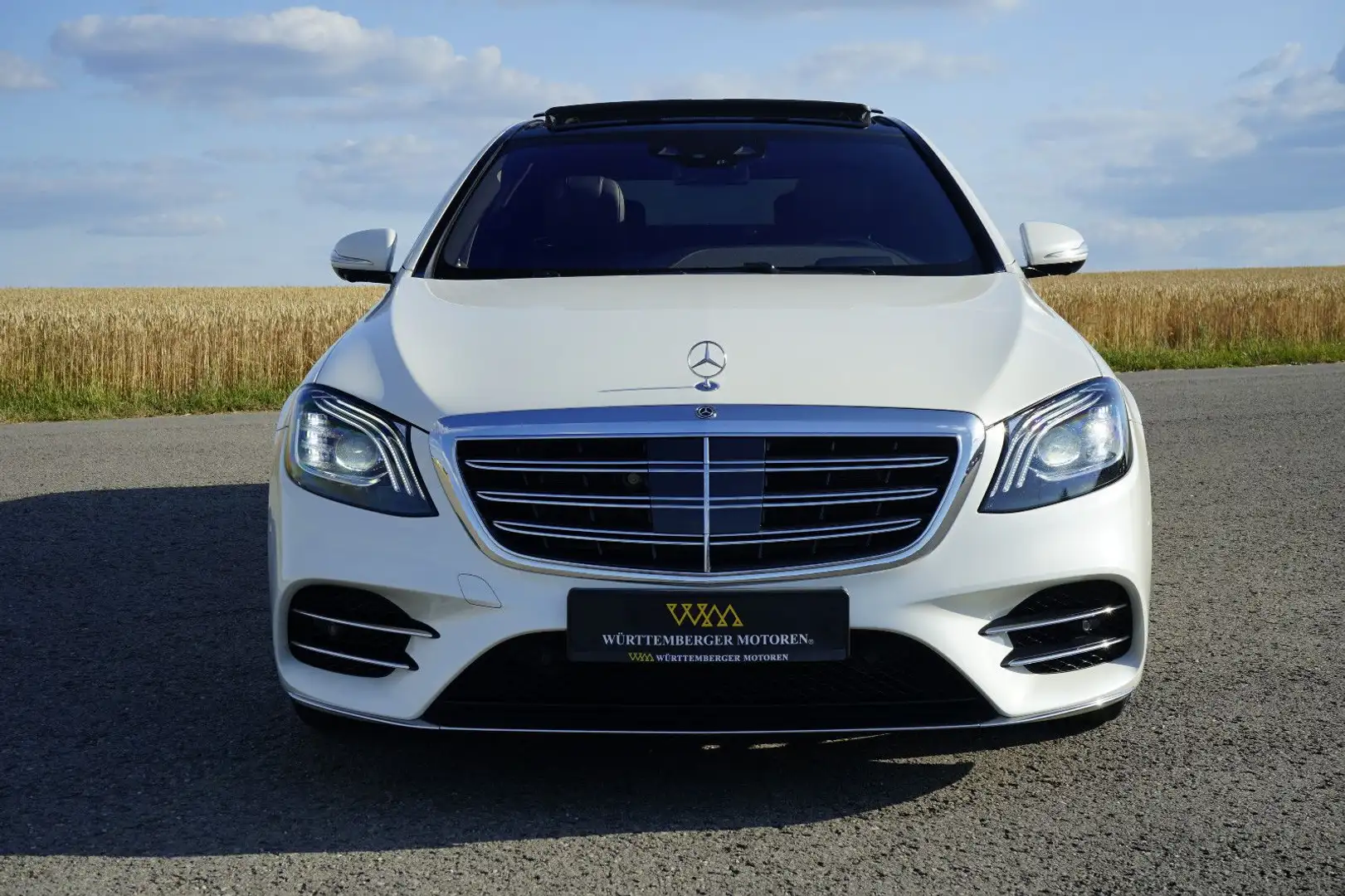 Mercedes-Benz S 560 S560 4Matic*AMG*PANO*TV*STHZG*HuD*BURME*MBEAM* Blanc - 2