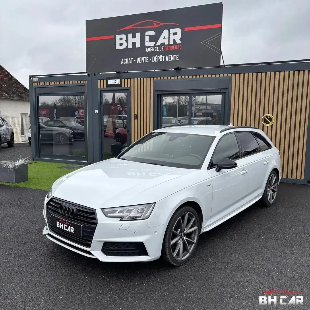 Audi A4 1.4 TFSI 150 S-LINE S-TRONIC BVA Blanc - 1