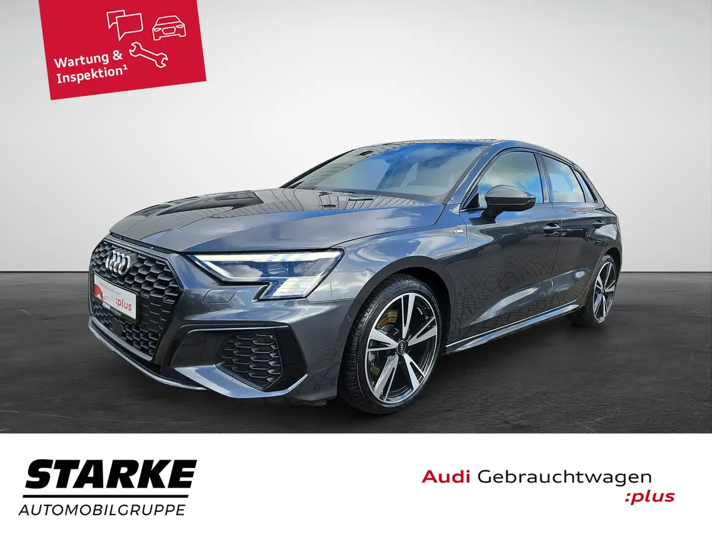 Audi A3 Sportback 40 TFSI S tronic quattro S line NaviP... Grau - 2