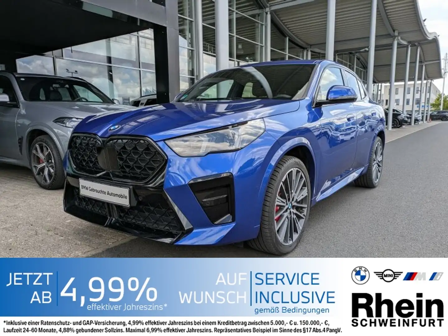 BMW X2 sDrive20i M Sport Pro Akusstik. HeadUp. AHK Blau - 1