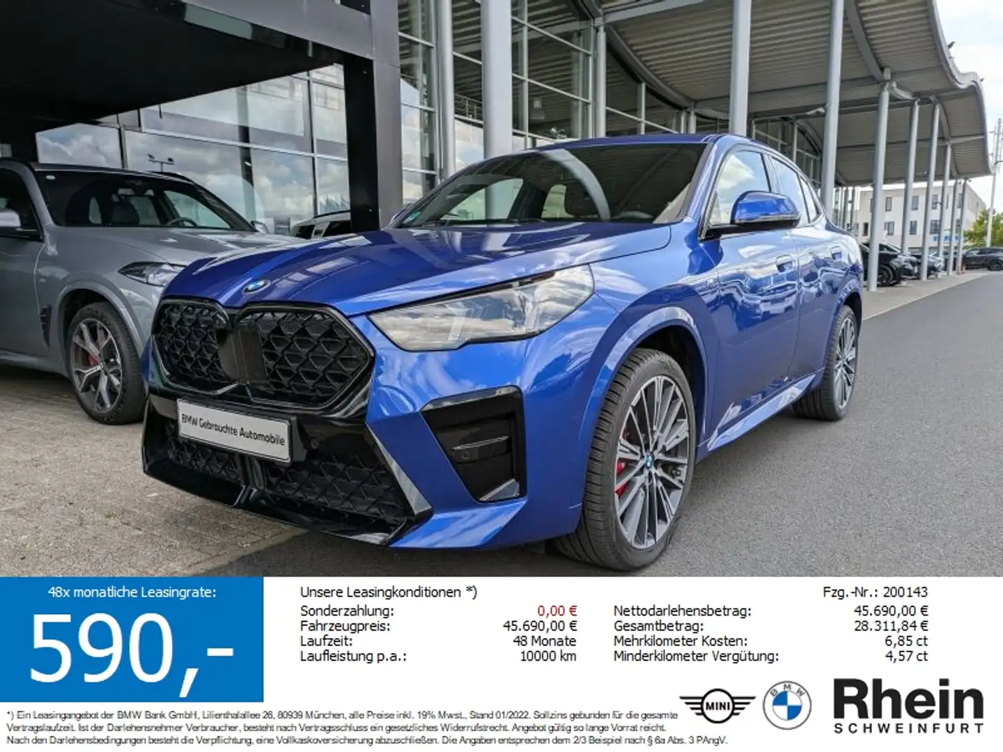 BMW X2 sDrive20i M Sport Pro HeadUp.AHK.Akusstik Bleu - 1