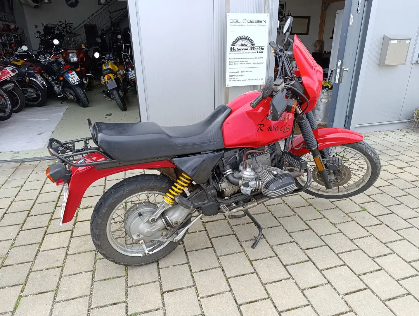 BMW R 100 GS Rojo - 1