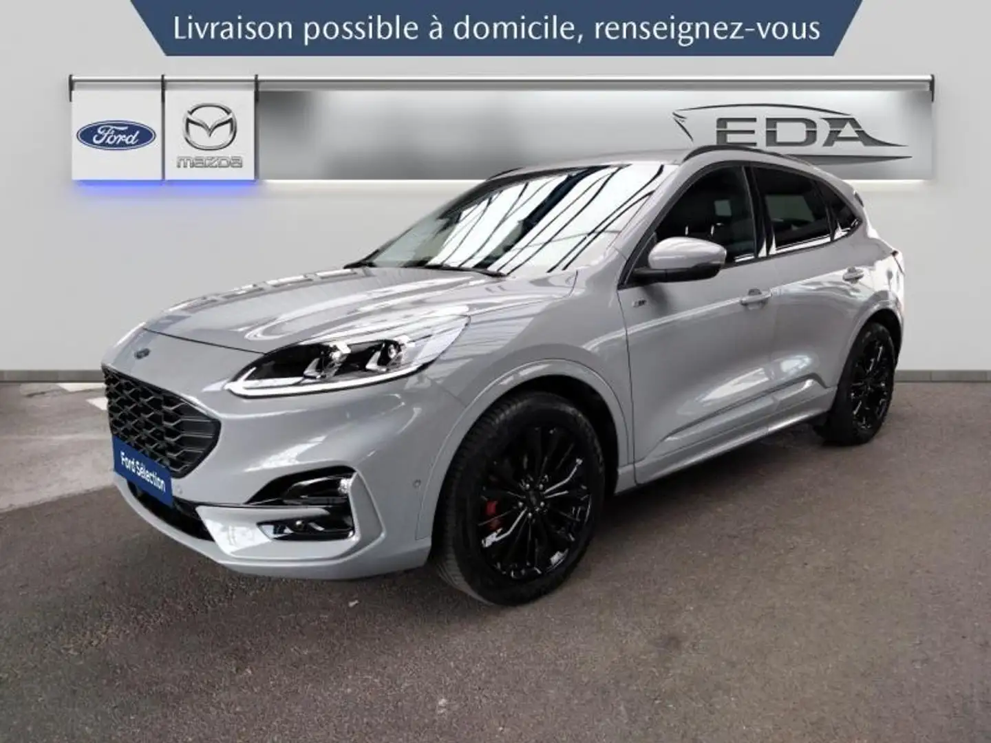 Ford Kuga 2.5 Duratec 190ch FHEV E85 Graphite Tech Edition BVA Gris - 1
