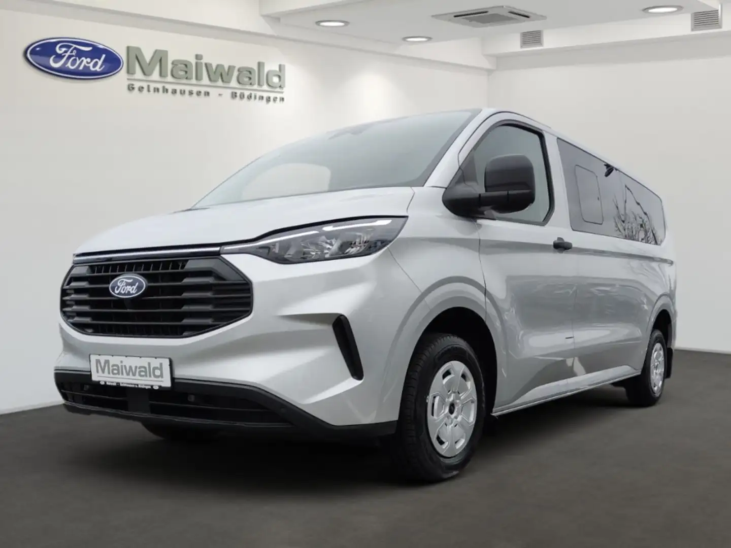 Ford Transit Custom Kombi 320 L2 FWD Trend 2.0 EcoBlue EU6e AHK Navi A Silber - 1