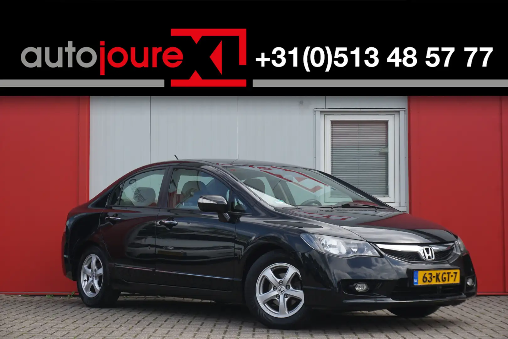 Honda Civic 1.3 Hybrid | Origineel NL | Airco | Cruise Control Negro - 1