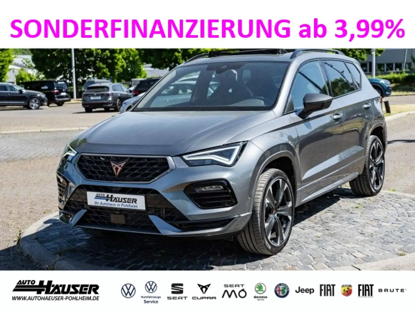 CUPRA Ateca 1.5 TSI DSG PANO BEATS AHK TOP-VIEW EL. HECKKL. ME Grau - 1