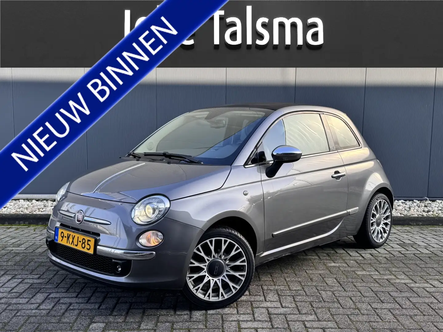Fiat 500C 0.9 TwinAir Lounge | Automaat | Cabrio | Lederen b Grau - 1