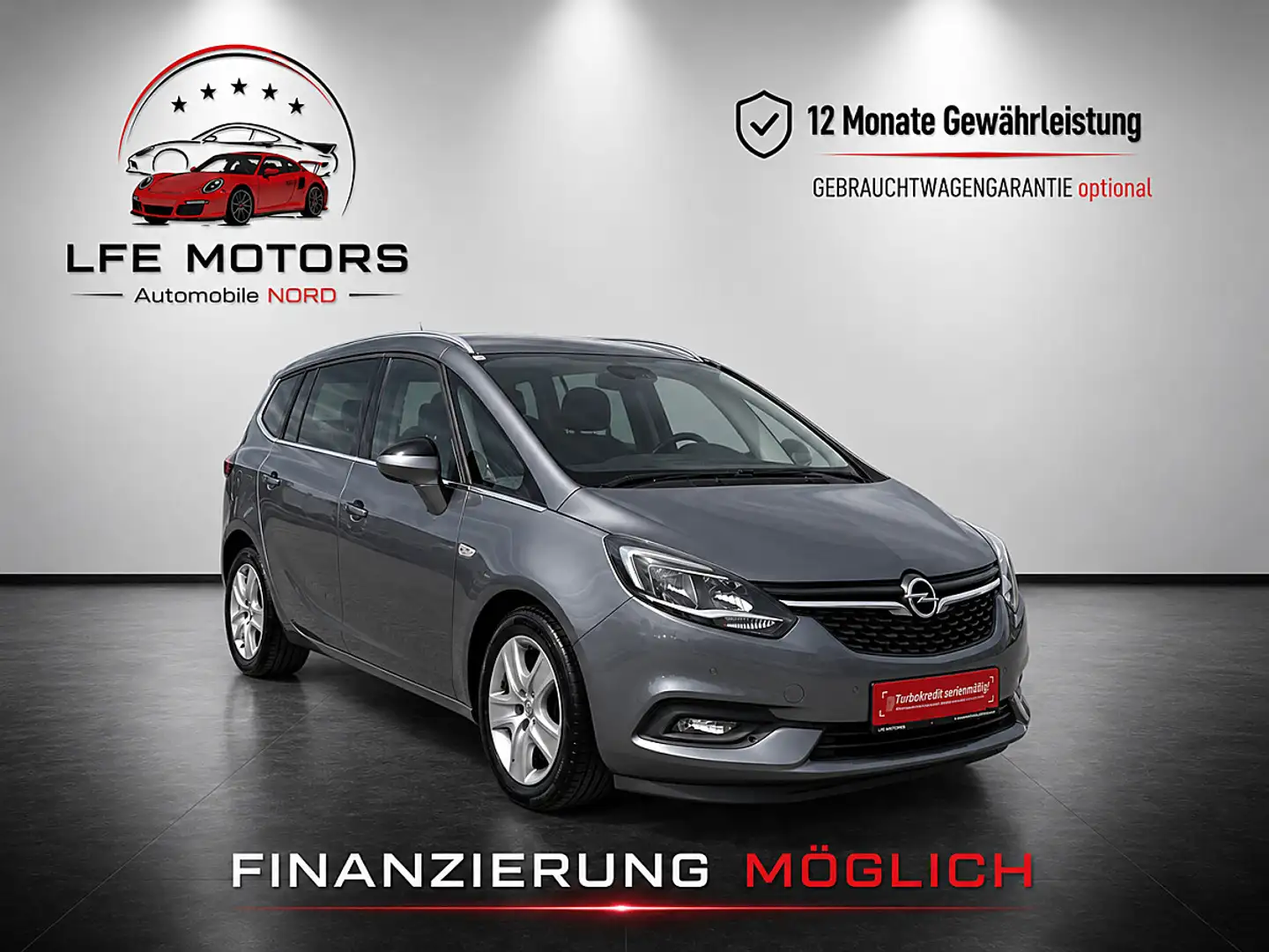 Opel Zafira Tourer 2,0 CDTI Aut. - 7 SITZE - SERVICEGEPFLEGT - Grau - 1