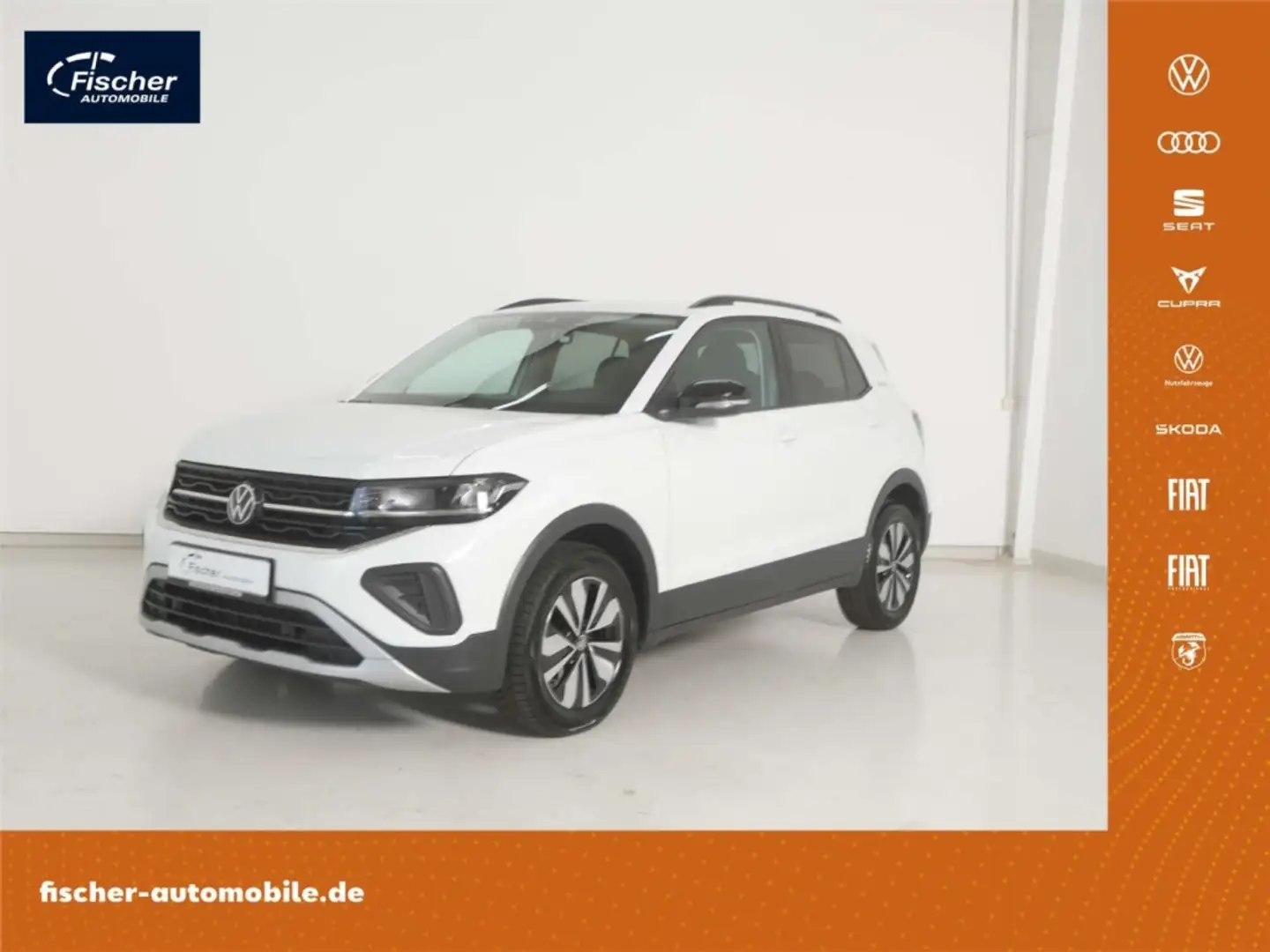 Volkswagen T-Cross 1.0 TSI GOAL DSG LED/NAV/RFK/ACC/PDC/SH Weiß - 1