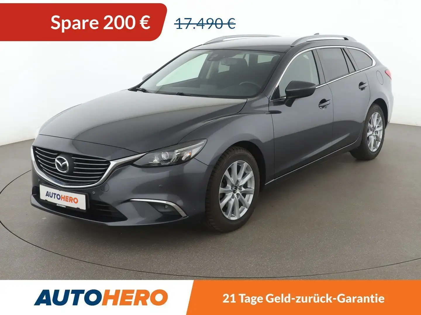 Mazda 6 2.0 Exclusive-Line Aut.*NAVI*TEMPO*CAM*PDC*SHZ* Gris - 1