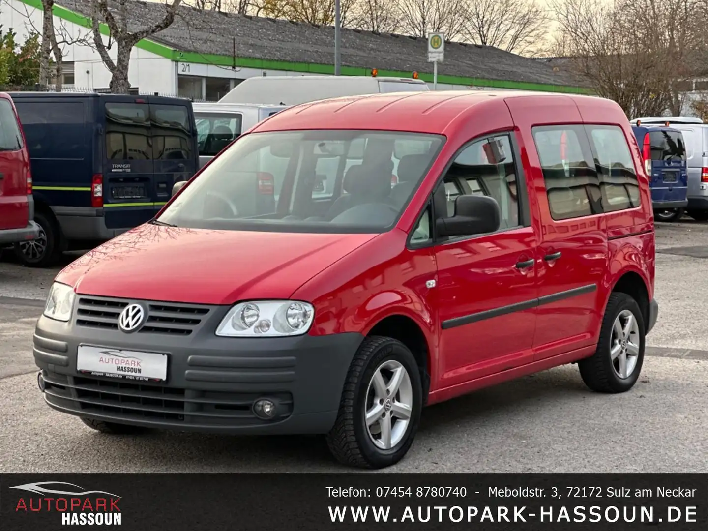 Volkswagen Caddy Life Klima Rot - 1