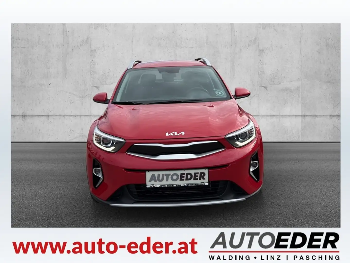 Kia Stonic 1,2 DPI ISG Silber Rot - 2