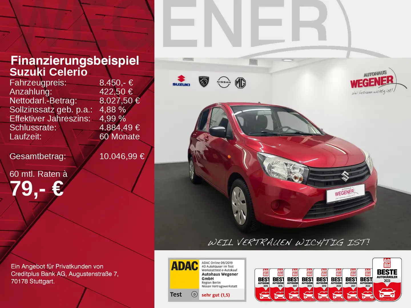 Suzuki Celerio 1.0 5D M/T CLUB Rouge - 2