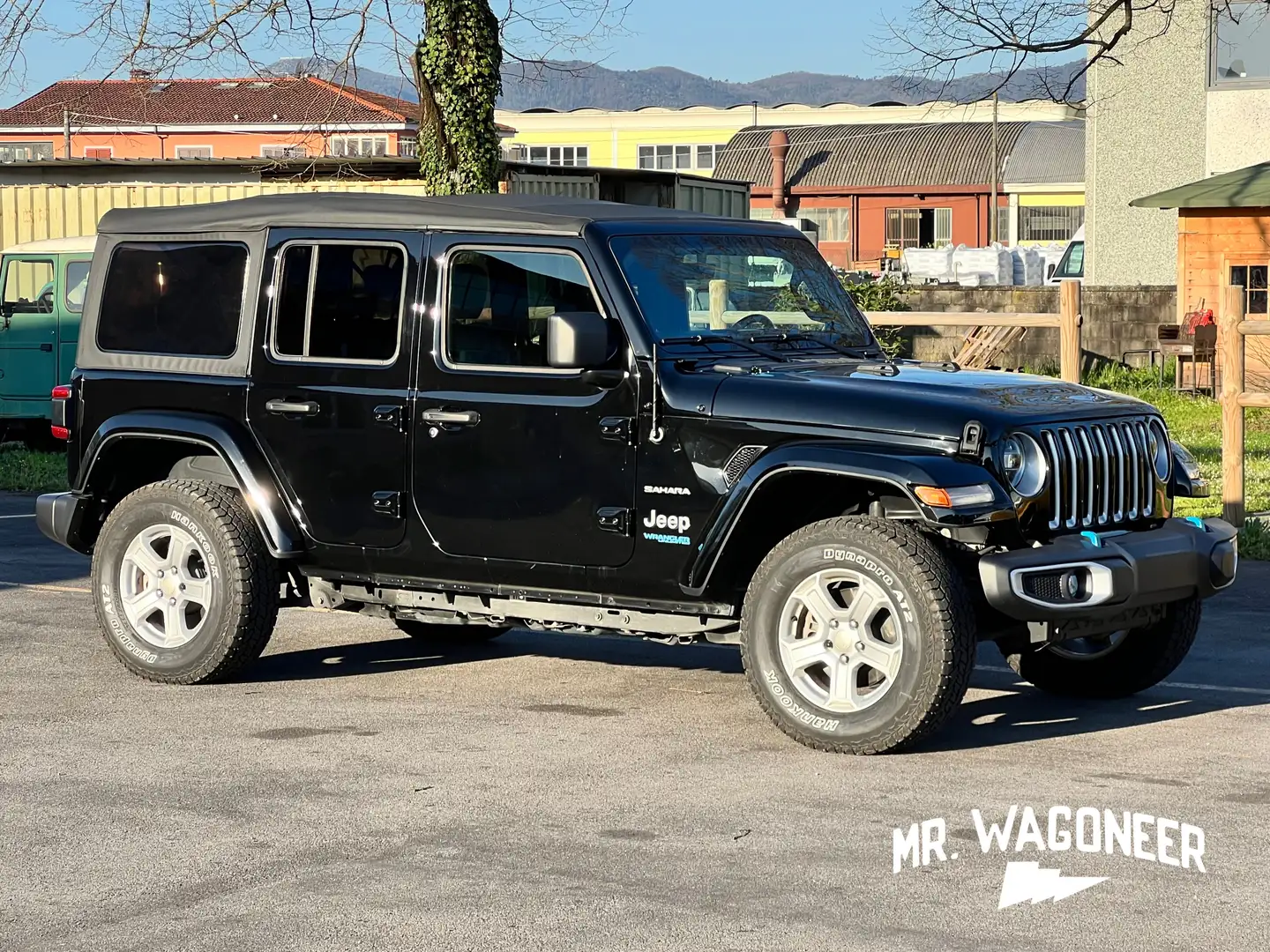 Jeep Wrangler 2022 Jeep Wrangler 2.0 PHEV ATX 4xe Sahara A Zwart - 2