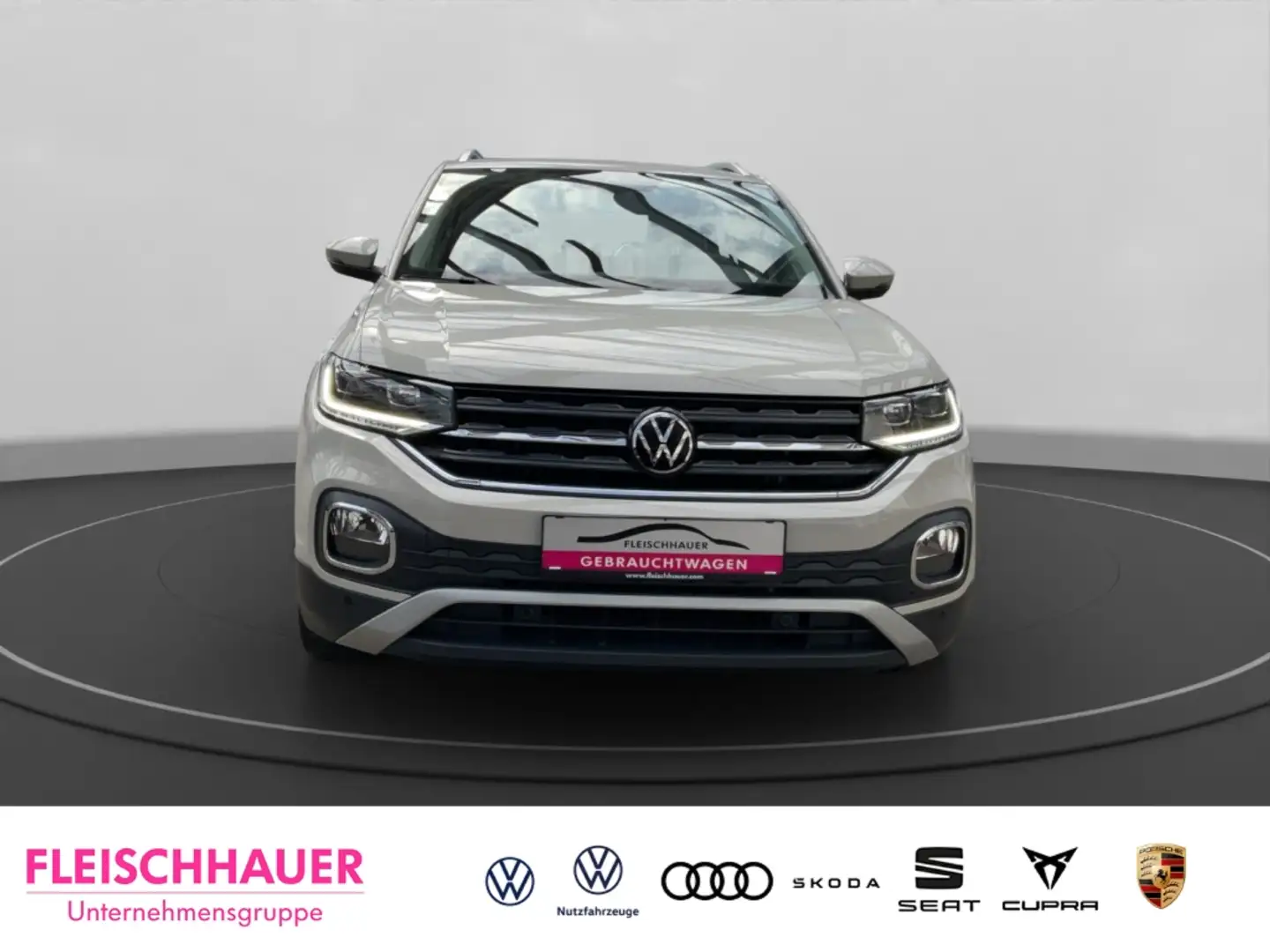 Volkswagen T-Cross 1.0 TSI DSG Klimaautom  Tel. LED Spurass. Grau - 2