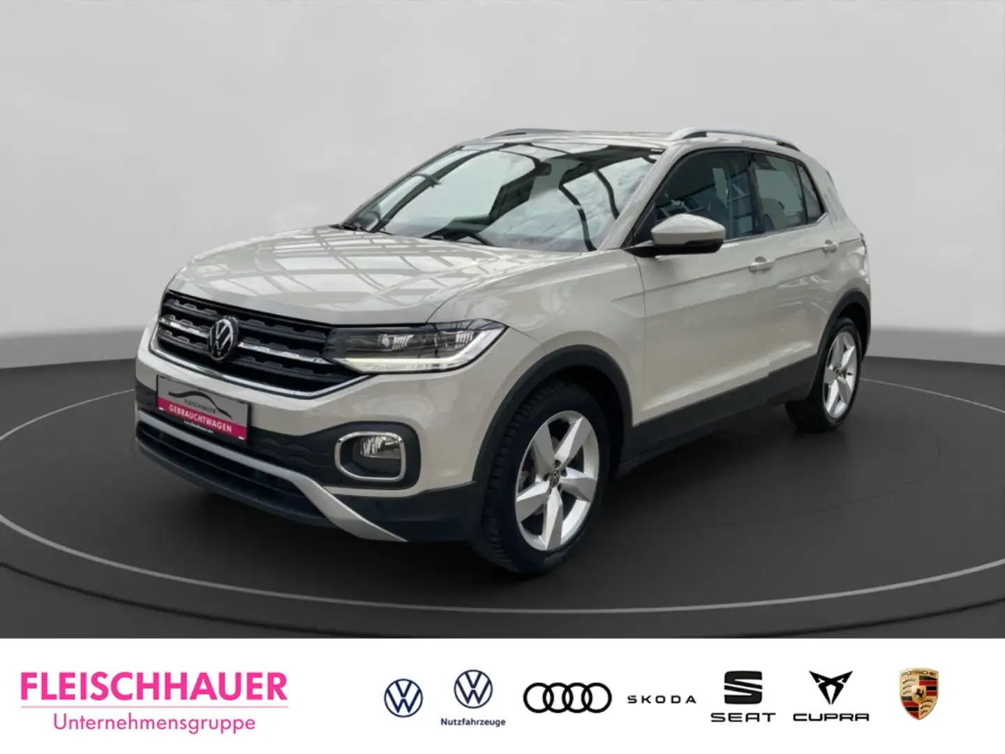 Volkswagen T-Cross 1.0 TSI DSG Klimaautom  Tel. LED Spurass. Grau - 1