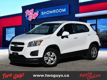 White 2016 Chevrolet Trax SUV / Crossover Front-Wheel Drive 6-Speed Automatic