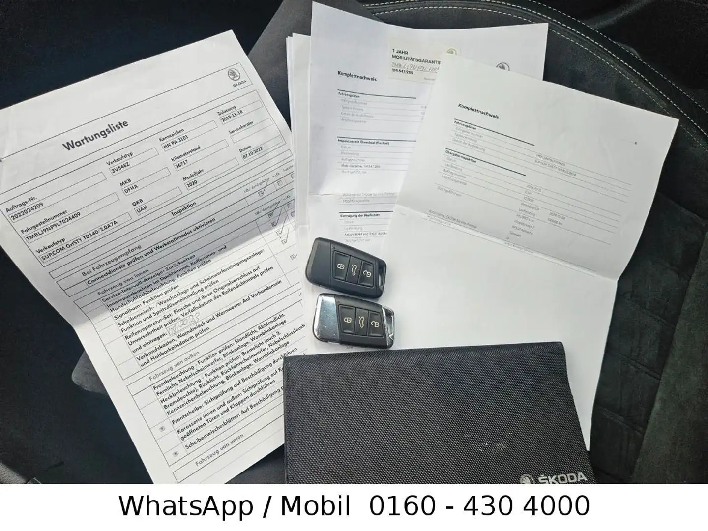 Skoda Superb Combi Style 4x4 DSG Navi Leder ACC Schwarz - 2
