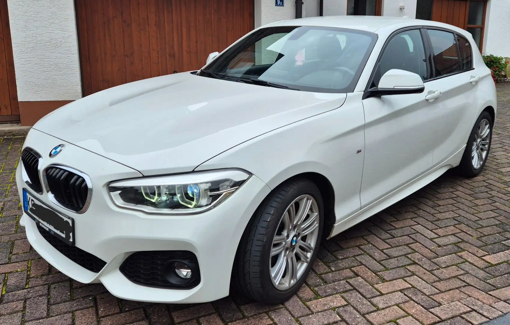 BMW 118 i M Sport Navi Freisprecheinr LED PDC Tempoma Blanc - 1